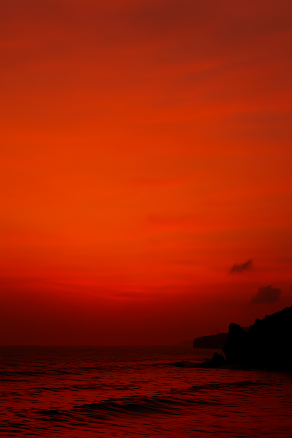 Airplane sunset takeoff mobile